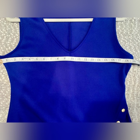 Bold elements Blue Button-Down Dress - L - Picture 5 of 5